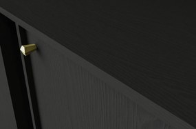 Μπουφές Siera 2F 2S Shelf-Μαύρο