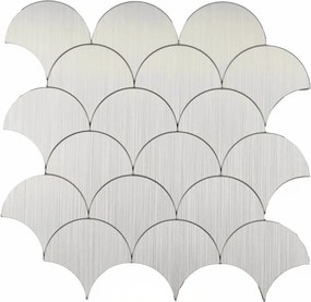 Αυτοκόλλητα πλακάκια Douceur d'intérieur - 25x25cm - 4τμχ - Γκρι