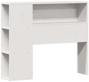 Κρεβάτι Βιβλιοθήκη Χωρίς Στρώμα 90x190 εκ Μασίφ Ξύλο Πεύκου 3322372