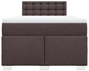 ΚΡΕΒΑΤΙ BOXSPRING ΜΕ ΣΤΡΩΜΑ ΣΚΟΥΡΟ ΚΑΦΕ 120X200 ΕΚ. ΥΦΑΣΜΑΤΙΝΟ 3285872