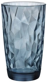 Ποτήρια Νερού Diamond Bormioli Rocco Μπλε Σετ 6τμχ 470ml
