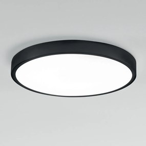 Φωτιστικό Οροφής - Πλαφονιέρα LED-Domo-R24-NER 2700lm 4000K CCT 2,4x24x24cm Black Intec