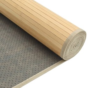 vidaXL Χαλί Ορθογώνιο Ανοιχτό Φυσικό 80 x 500 εκ. Μπαμπού