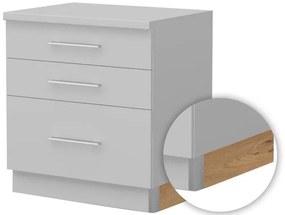 Πλαϊνή μπάζα κουζίνας JL Universal SB-Καρυδί