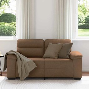 vidaXL Διθέσιος Καναπές Καφέ 160x81x84 εκ. Ύφασμα