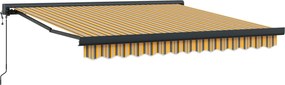 vidaXL Αναδιπλούμενη τέντα Πολύχρωμο 300 x 250 x 165 εκ.
