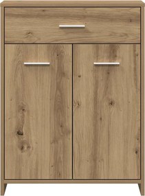 vidaXL Ντουλάπι Μπάνιου Αρτισιανή Δρυς 60x33x80 εκ. Επεξ. Ξύλο