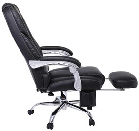 Massage-Relax Πολυθρόνα Bf9350 Pu Μαύρο . Διάσταση: 68x64-135x118/127cm