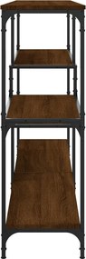 vidaXL Τραπέζι Κονσόλα Καφέ Δρυς 160x32x95 εκ. Επεξεργασμένο Ξύλο