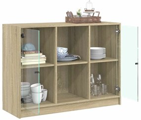vidaXL Μπουφές Sonoma Δρυς 102x37x75,5 εκ. Επεξεργασμένο Ξύλο