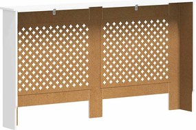 vidaXL Καλύμματα Καλοριφέρ 2 τεμ. Λευκά 152 x 19 x 81,5 εκ. από MDF