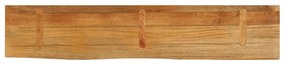 vidaXL Επιφάνεια Τραπεζιού 140x20x3,8 εκ. Live Edge Μασίφ Ξύλο Μάνγκο