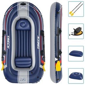 Bestway Βάρκα Φουσκωτή Hydro-Force Treck x2 Σετ 255 x 127 εκ. - Πολύχρωμο