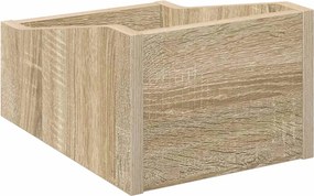 vidaXL Κουτί LP 2 τμχ. Sonoma Δρυς 23 x 33 x 16 εκ. Επεξεργασμένο Ξύλο
