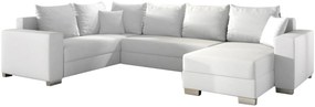 Γωνιακός καναπές Elsa-Δεξιά-Λευκό - 312.00 Χ 210.00 Χ 92.00