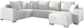 Γωνιακός καναπές Elsa-Δεξιά-Λευκό - 312.00Χ210.00Χ92.00cm