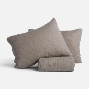 Παπλωματοθήκη Μονή (Σετ 160x230) Nef-Nef Homeware Dots Mocca