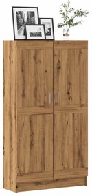 vidaXL Βιβλιοθήκη Artisan Δρυς 82,5x30,5x150 εκ. Επεξεργασμένο Ξύλο
