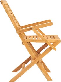 vidaXL Πτυσσόμενες Καρέκλες 8 τεμ. 56x63x90 εκ. Μασίφ Ξύλο Teak