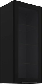 Κρεμαστή βιτρίνα Universal 40 GS 90 1F-Μαύρο