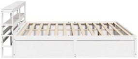 vidaXL Πλαίσιο Κρεβατιού με Κεφαλάρι 180x200 εκ. από Μασίφ Ξύλο Πεύκου