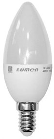 Λάμπα ECO LED 5W Ε14 κερί ματ LUMEN 13-1402500