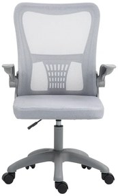 Καρέκλα γραφείου εργασίας Annalise pakoworld mesh γκρι 57x53x100εκ (1 τεμάχια)