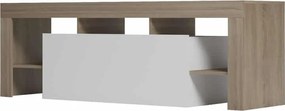 Έπιπλο τηλεόρασης Liner sonoma-λευκό 150x40x50εκ