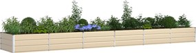 vidaXL Γλάστρα Ελεφαντόδοντο 580 x 100 x 45 εκ Επικαλυμμένος Χάλυβας