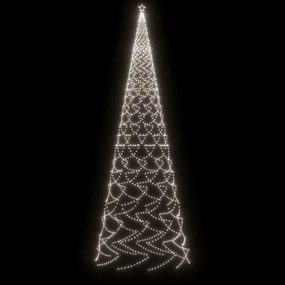 ΧΡΙΣΤΟΥΓΕΝΝΙΑΤΙΚΟ ΔΕΝΤΡΟ ΜΕ ΑΚΙΔΑ 3000 LED ΨΥΧΡΟ ΛΕΥΚΟ 800 ΕΚ. 343579