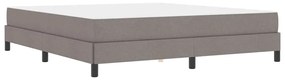 vidaXL Κρεβάτι με ελατήρια με στρώμα Taupe 180 x 200 cm ύφασμα