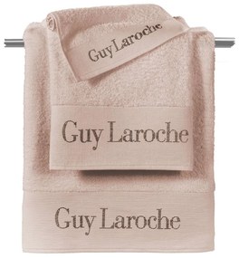 Πετσέτες Σετ 3τμχ Futura Rose Pink Guy Laroche Towels Set 100% Cotton