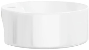 vidaXL Νιπτήρας Στρογγυλός Λευκός 40 x 14,5 εκ. Κεραμικός