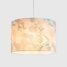 Παιδικό φωτιστικό οροφής VEIS Elephants Grey