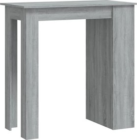 vidaXL Τραπέζι Μπαρ με Ράφια Sonoma Δρυς 102x50x103,5εκ. Επεξεργ. Ξύλο