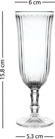 Stewehome Σετ 8 τεμαχίων ποτήρια καφέ 120 ml Πολύχρωμο