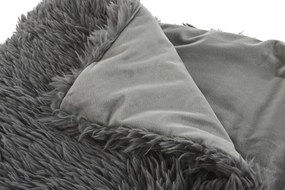 Κουβέρτα Home ESPRIT Γκρι 130 x 170 cm