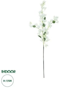 Artificial Garden BOUGAUVILLEA BRANCH 20651 Τεχνητό Διακοσμητικό Κλαδί Μπουκανβίλιας Λευκή Y115cm Globostar-20651-Λευκό 20651