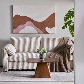 Τραπέζι Σαλονιού (80x80x42) Spitishop Kiana Brown