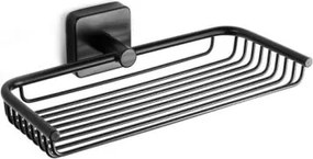 Karag Quattro Nero 430455 - Σαπουνοθήκη Μαύρη Σχαρωτή 23 cm