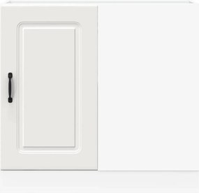 vidaXL ντουλάπι βάσης κουζίνας Kalmar Λευκό από Επεξεργασμένο Ξύλο