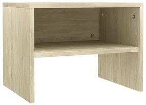 vidaXL Κομοδίνα 2 τεμ. Sonoma Δρυς 40 x 30 x 30 εκ. από Επεξ. Ξύλο