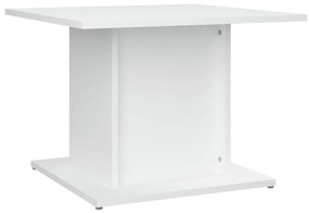 vidaXL Τραπεζάκι Σαλονιού Λευκό 55,5 x 55,5 x 40 εκ. από Επεξ. Ξύλο