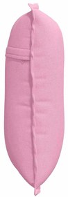 vidaXL Μαξιλάρι Πλάτης Ροζ 50 x 19 x 45 εκ ύφασμα