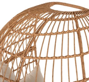 ΠΟΛΥΘΡΟΝΑ ΦΩΛΙΑ MIAMI 2 ΑΤΟΜΩΝ ΤΥΠΟΥ RATTAN  130x80x157Υ εκ.