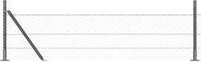 vidaXL Στύλος Περιφράξεων Γκρι 100 x 0,4 m (36 mm πλέγμα)
