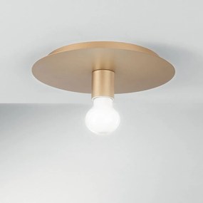 Φωτιστικό Οροφής - Πλαφονιέρα I-Strike-PL1-Oro E27 86x25cm Gold Luce Ambiente Design