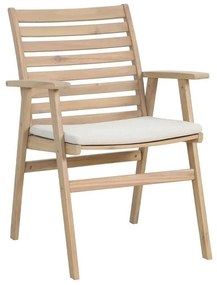 Καρέκλα Κήπου Etoile 22-0260 Με Μαξιλάρι 61x59x86.5cm Natural-White