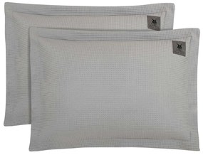Ζεύγος Μαξιλαροθήκες Καπιτονέ (50x70) Greenwich Polo Club 3496 Grey