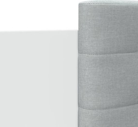 vidaXL Πλαίσιο Κρεβατιού με Κεφαλάρι Λευκό 75x190 εκ. Επεξ. Ξύλο